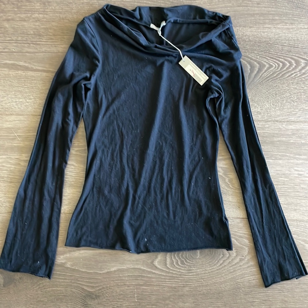 James Peres black boat neck too